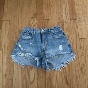 Garage Denim Mini Festival Jean Shorts Size 0/24